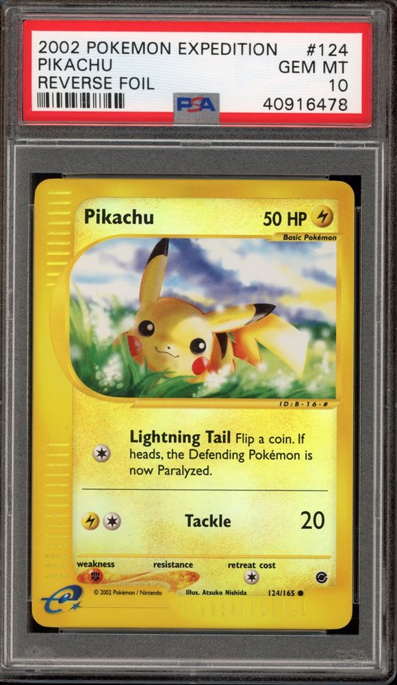Auction Prices Realized Tcg Cards 2002 POKEMON EXPEDITION Pikachu