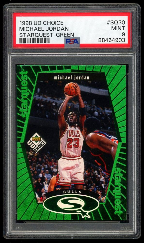 マイケル ジョーダン UD Lineage PSA 8 Michael Jordan 1990 Fleer Basketball Card #26 Graded PSA 8