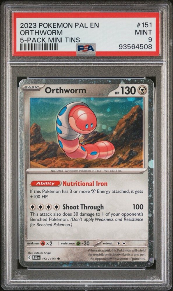 orthworm pokmon card Max HP for Orthworm? : r/PokemonTCG [4] Shoot Through (100) This attack also does 30 damage to 1 of your opponents Benched Pokmon Shiny orthworm Pokmon card Pokemon