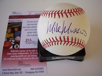 mike mussina autographed baseball