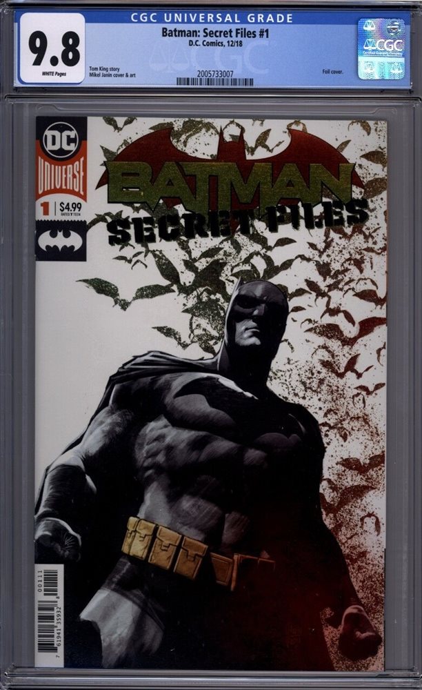BATMAN SECRET FILES #1 FOIL COVER DC COMICS NM