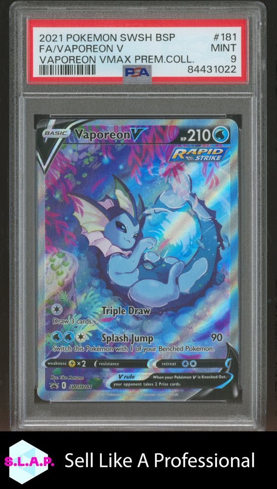 ポケモンカードゲーム Vaporeon V PSA10 Vaporeon V SWSH181 SWSH: Sword & Shield Promo Cards Holo PSA