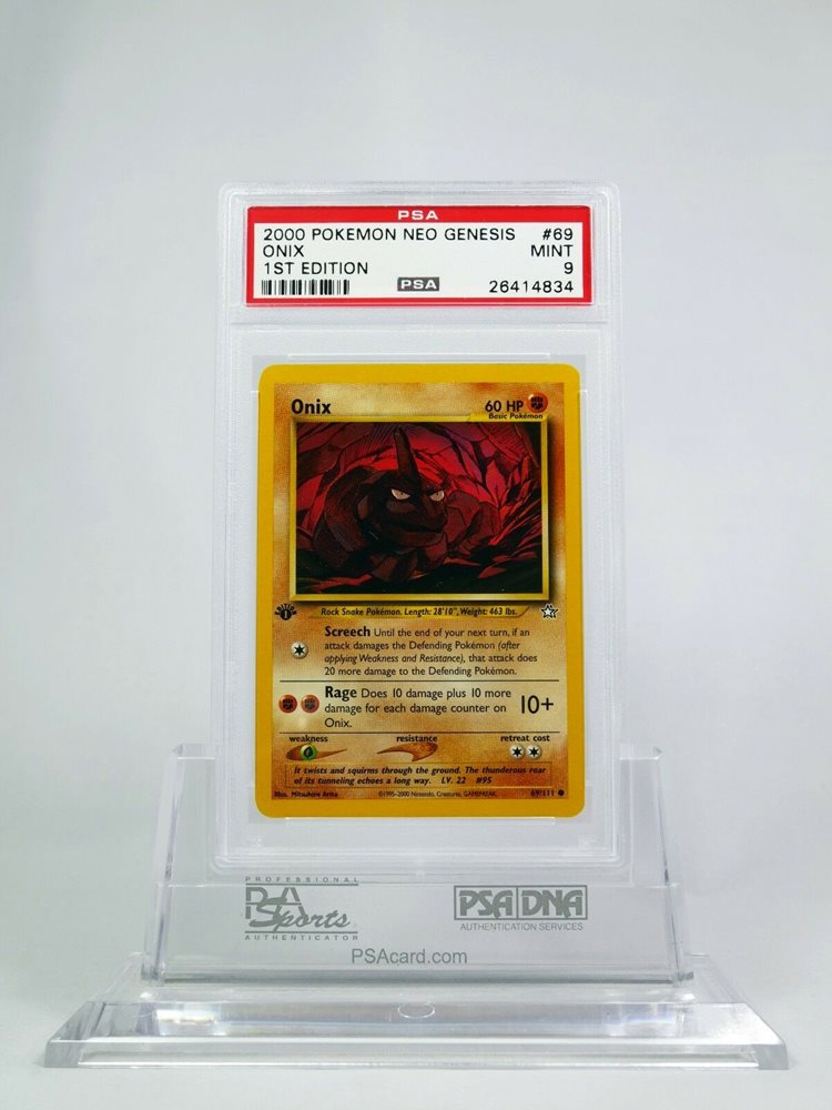 Neo Genesis 69//111 Near Mint Onix First Edition Pokemon Card