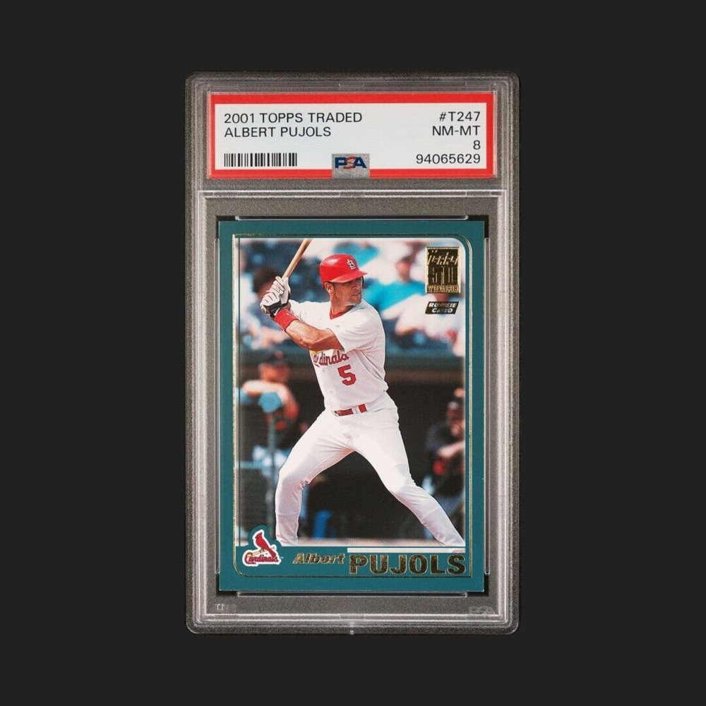 Auction Prices Realized Baseball Cards 2001 Topps Traded Albert Pujols
