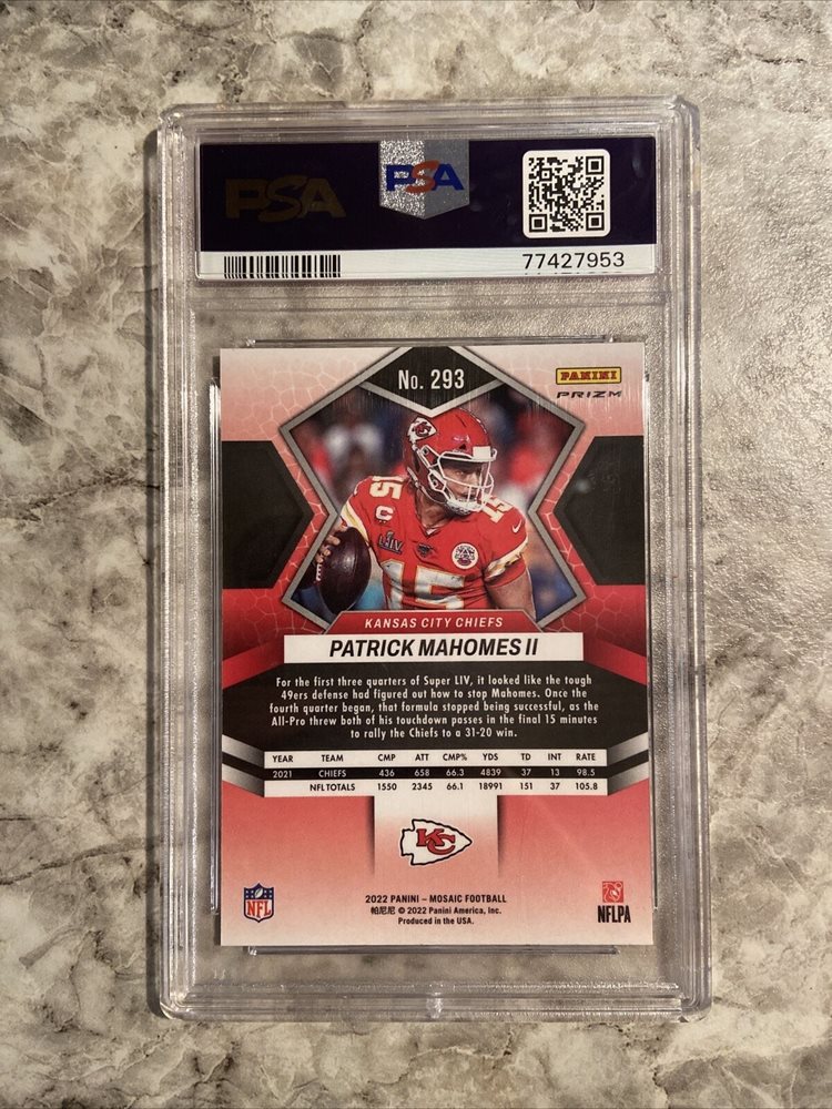 Auction Prices Realized Football Cards 2022 PANINI MOSAIC Patrick