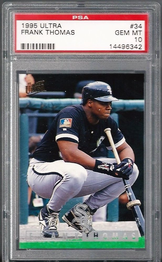 Frank Thomas Baseball Card Values Top 20 Frank Thomas