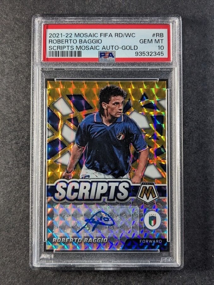 新品　BAGGIO 10 2002football Italy イタリアの至宝 One of the GREATEST Italian Player - Roberto BAGGIO (Amazing