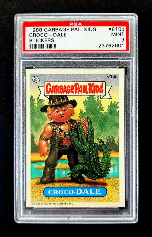 1988 Topps Garbage Pail Kids Original Series 15 #616b Croco-Dale front
