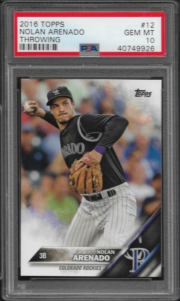 Auction Prices Realized Baseball Cards 2016 Topps Nolan Arenado Throwing