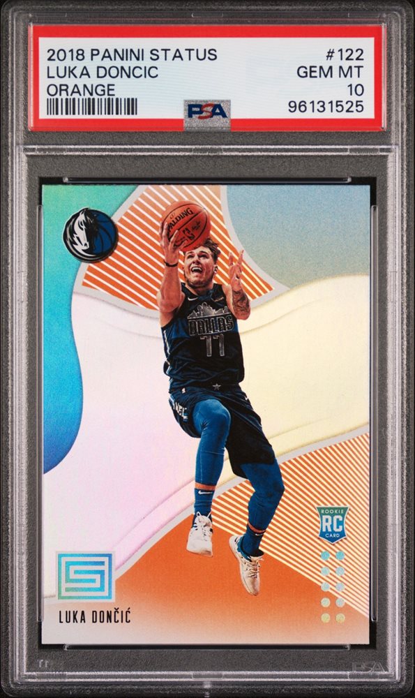 レア❗️ルーキーカード LUKA DONCIC RC PSA鑑定済LOW POP Auction Prices Realized Basketball Cards 2018 PANINI STATUS