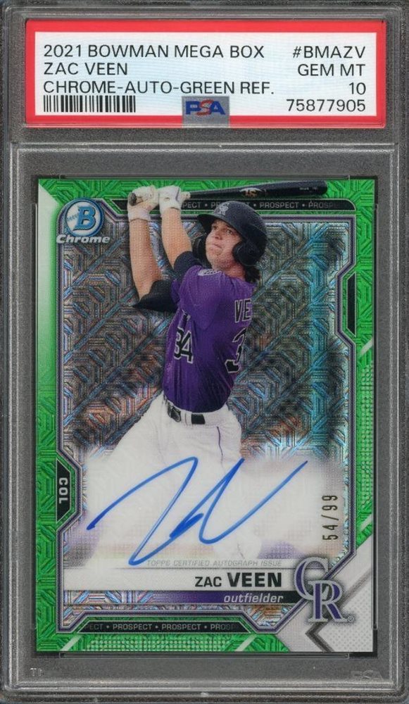 eBay Auction Item 266316470812 Baseball Cards 2021 Bowman Mega Box