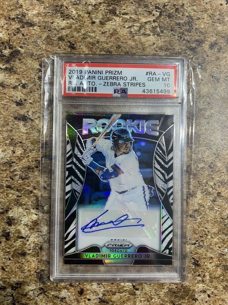vladimir guerrero jr サイン 2019 panini VLADIMIR GUERRERO JR. 2019 Panini Prizm Black Finite White Sparkle