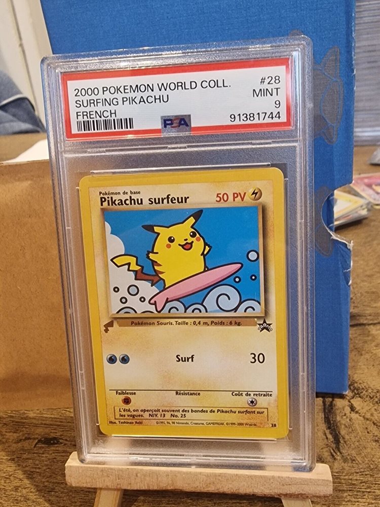 【PSA10】ピカチュウ pikachu world フランス French PSA10鑑定済〕ピカチュウ(ワールド/フランス語版)【-】{-}
