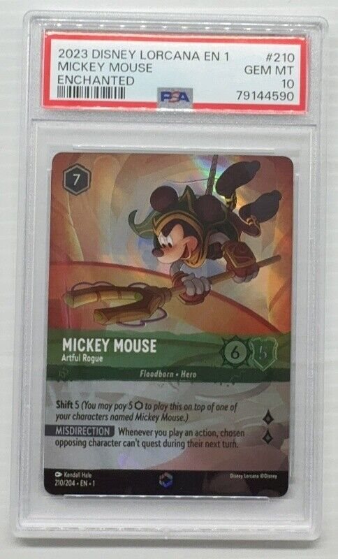 PSA10ミッキー・マウス エンチャンテッド Auction Prices Realized Tcg Cards 2023 DISNEY LORCANA EN 1