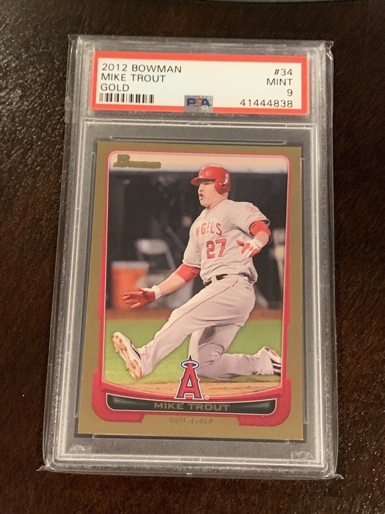 Auction Prices Realized Baseball Cards 2012 Bowman Mike Trout GOLD
