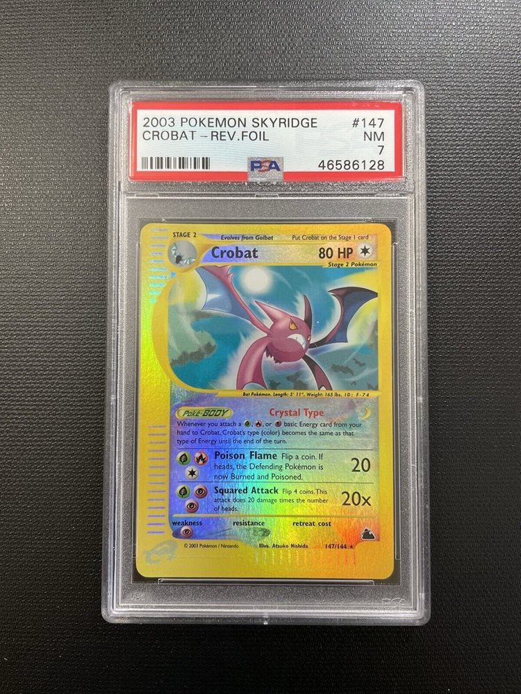 Auction Prices Realized Tcg Cards 2003 POKEMON SKYRIDGE Crobat