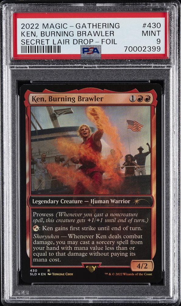 マジック：ザ・ギャザリング 2022 Magic: The Gathering Ken, Burning 2022 Magic the Gathering MTG Ken, Burning Brawler Secret