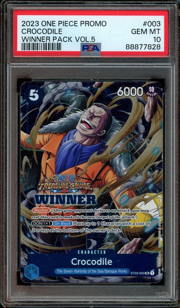 【PSA10】ONE PIECE クロコダイル 中古】【未開封】クロコダイル 「一番くじ ワンピース The