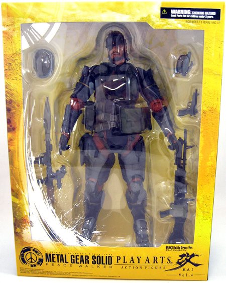 Metal Gear Solid Peace Walker 8 Inch Action Figure Kai Series Snake Battle Dress Version