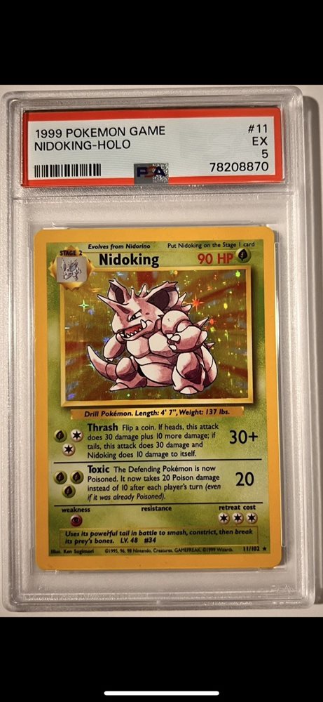 ポケモンカードゲーム 1999 Nidoking-Holo 1ed PSA5 s-l400.jpg