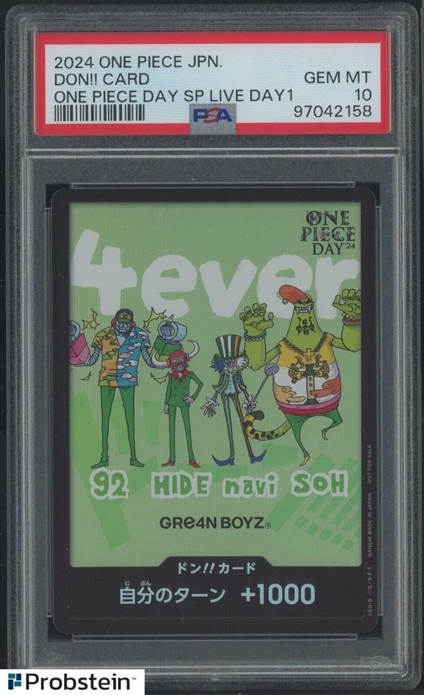 Auction Prices Realized Tcg Cards 2024 ONE PIECE JAPANESE