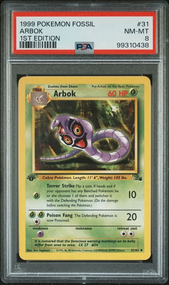 eBay Auction Item 135487843377 Tcg Cards 1999 Pokemon Fossil