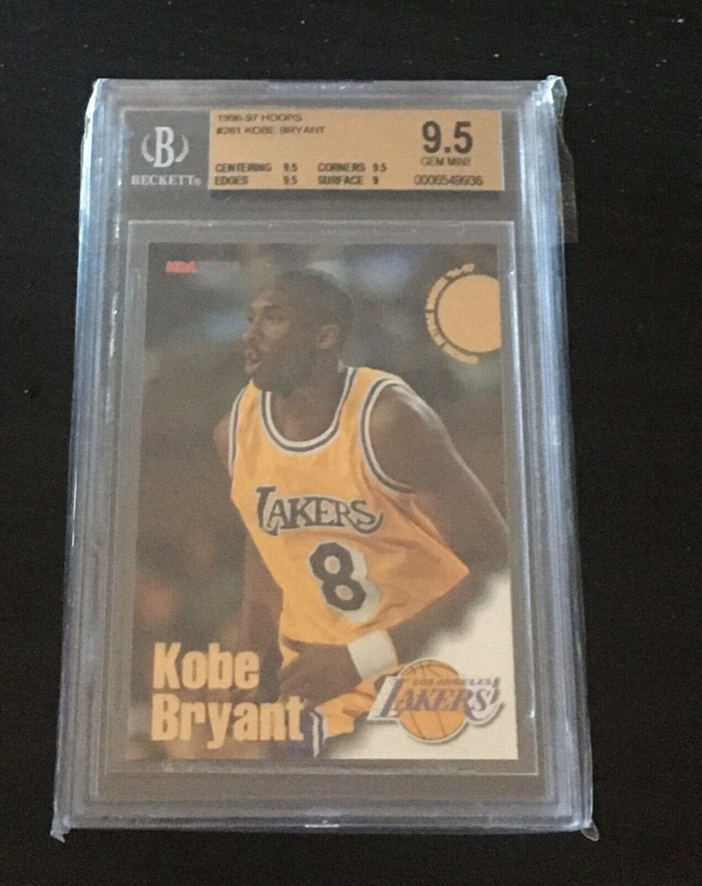 Kobe Bryant 96-97 hoops #281 bgs 9.5