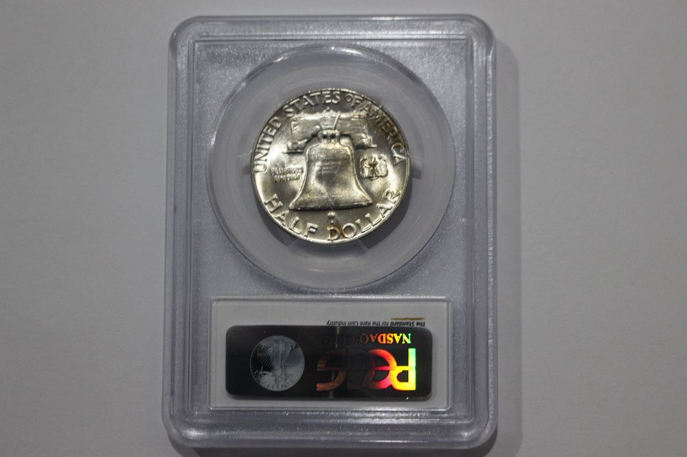1962-D BEN FRANKLIN SILVER HALF DOLLAR MS-65 PCGS CERTIFIED