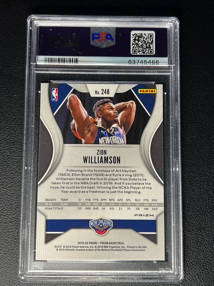 Auction Prices Realized Basketball Cards 2019 PANINI PRIZM