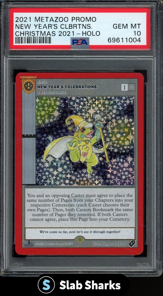 Auction Prices Realized Tcg Cards 2021 METAZOO PROMO New Year's