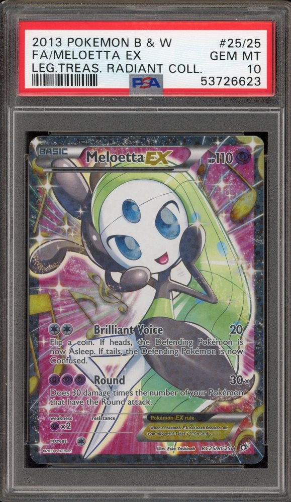 ポケモンカードゲーム MELOETTA PSA10 Auction Prices Realized Tcg Cards 2013 POKEMON BLACK & WHITE