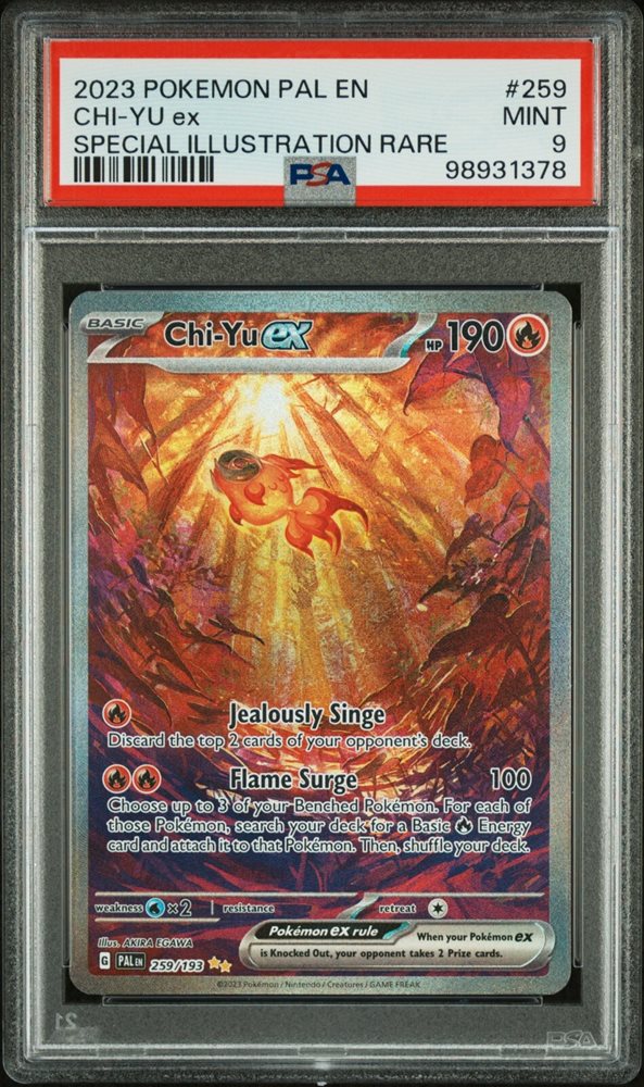 #213　自信過剰、、、！？　PSA7 Auction Prices Realized Tcg Cards 2023 POKEMON PAL EN-PALDEA