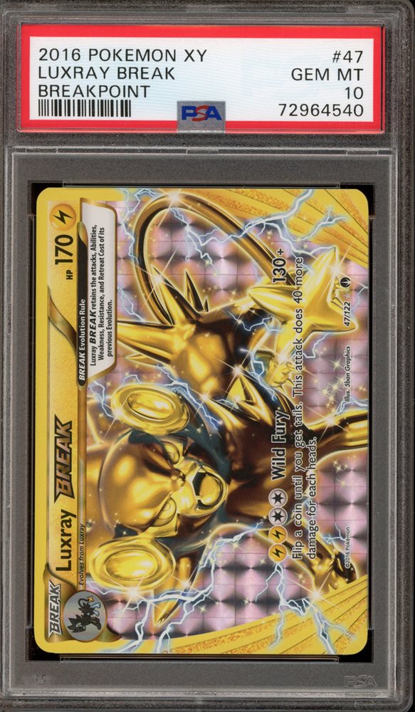 希少/PSA10】レントラー BREAK プロモ LUXRAY Luxray Promo #181/XY-P