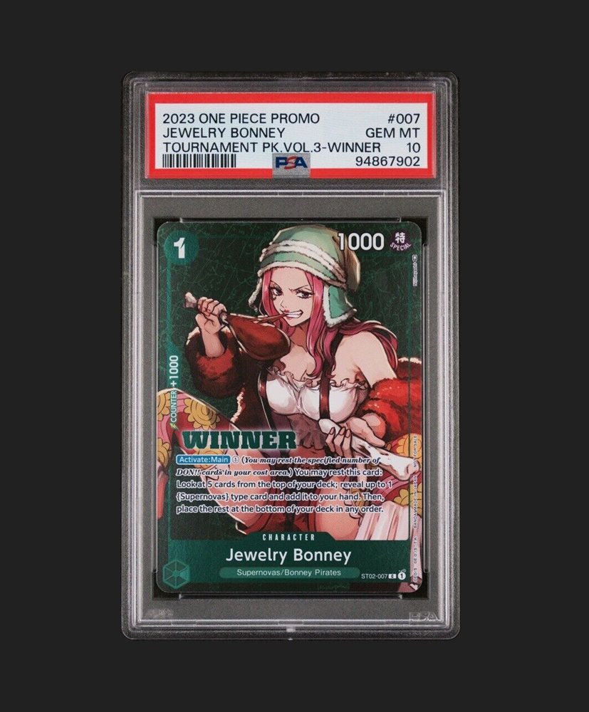 ジュエリー・ボニー　WINNERパックVol.3 PSA10 Jewelry Bonney (Tournament Pack Vol. 3) [Winner] - One Piece