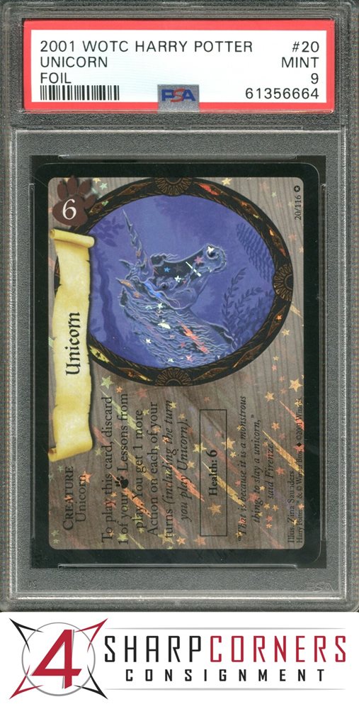 Auction Prices Realized Tcg Cards 2001 WOTC HARRY POTTER Unicorn