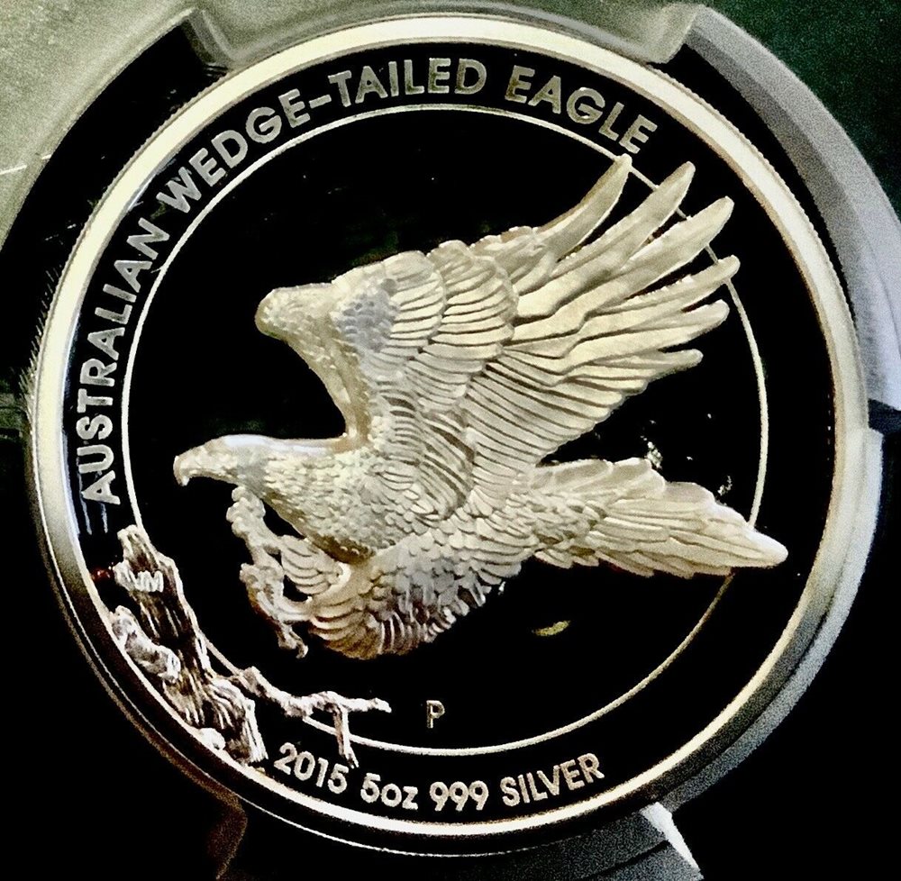 2015 Silver 5 oz Australia $8 Wedge-Tailed Eagle PCGS