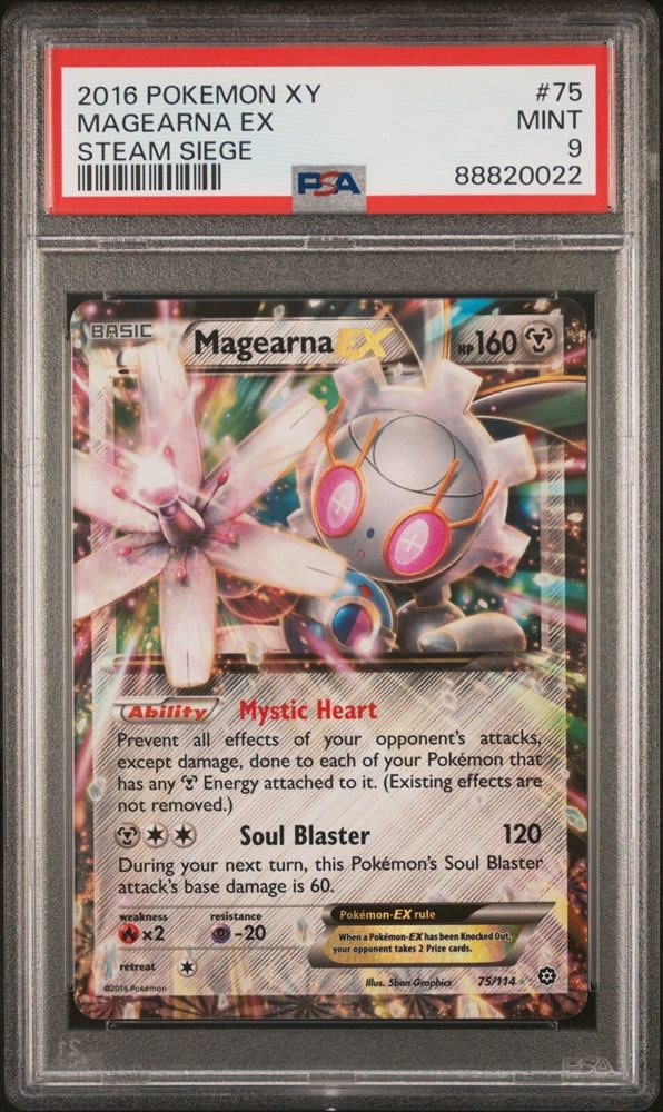 pokemon card magearna ex Pokemon TCG - Magearna EX Promo Full Art Holo Card XY175