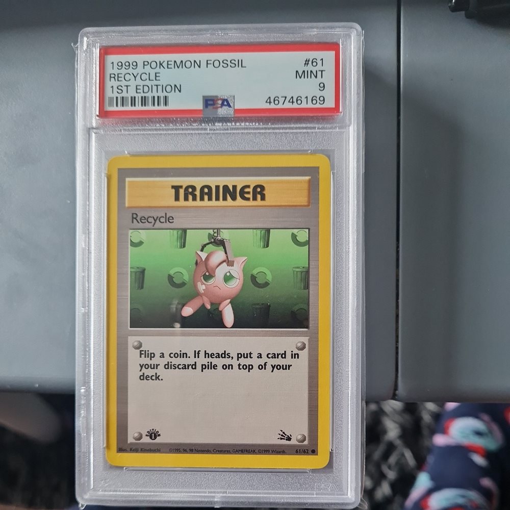 Auction Prices Realized Tcg Cards 1999 POKEMON FOSSIL Recycle