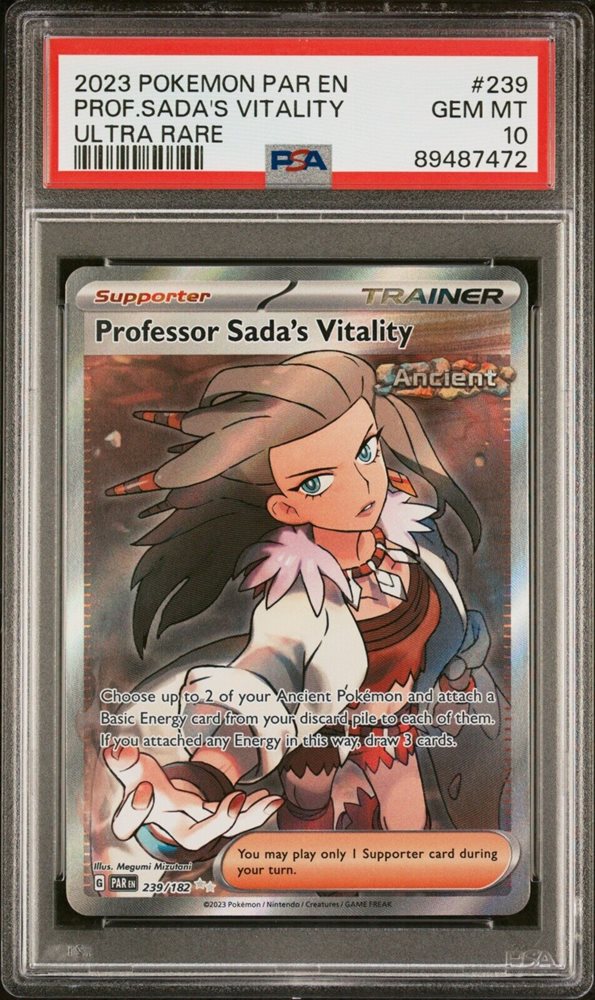 professor sada pokemon card Amazon.com: Professor's Research - Professor Sada 189/198 - Scarlet &  Violet - Pokemon Trainer x4 Card Lot