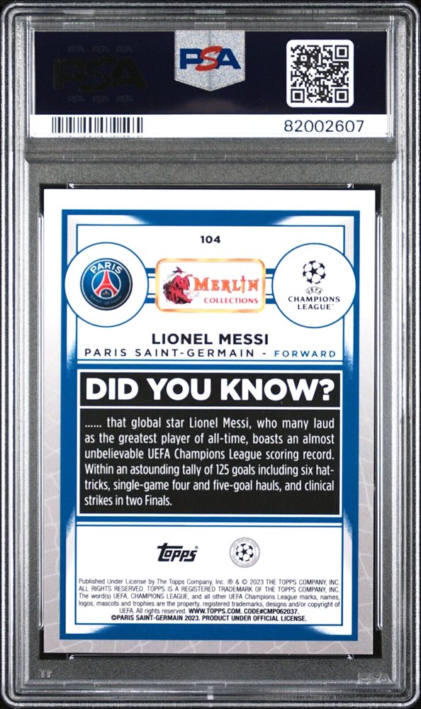 Auction Prices Realized Soccer Cards 2022-23 TOPPS MERLIN