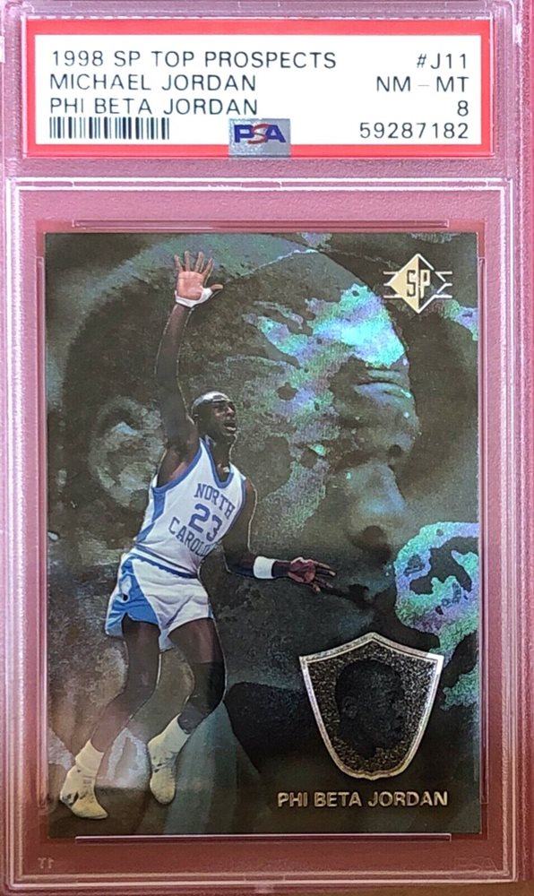 michael jordan top prospect card