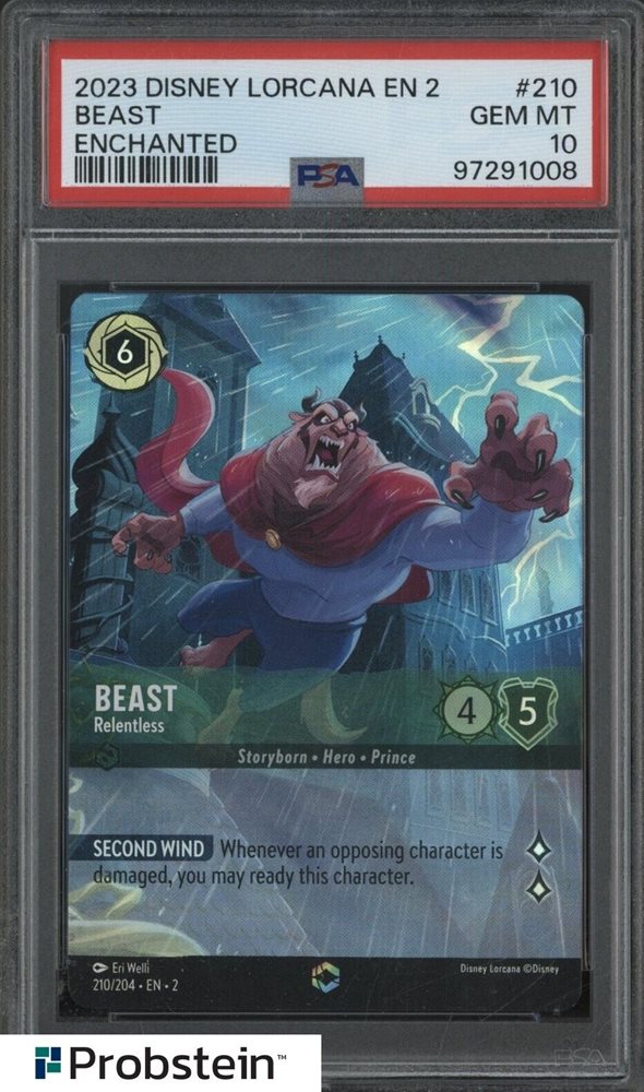 PSA10DISNEY LORCANA 野獣エンチャンテッド#210 480 Psa10Disney Lorcana Beast Enchanted 210 480 | eBay