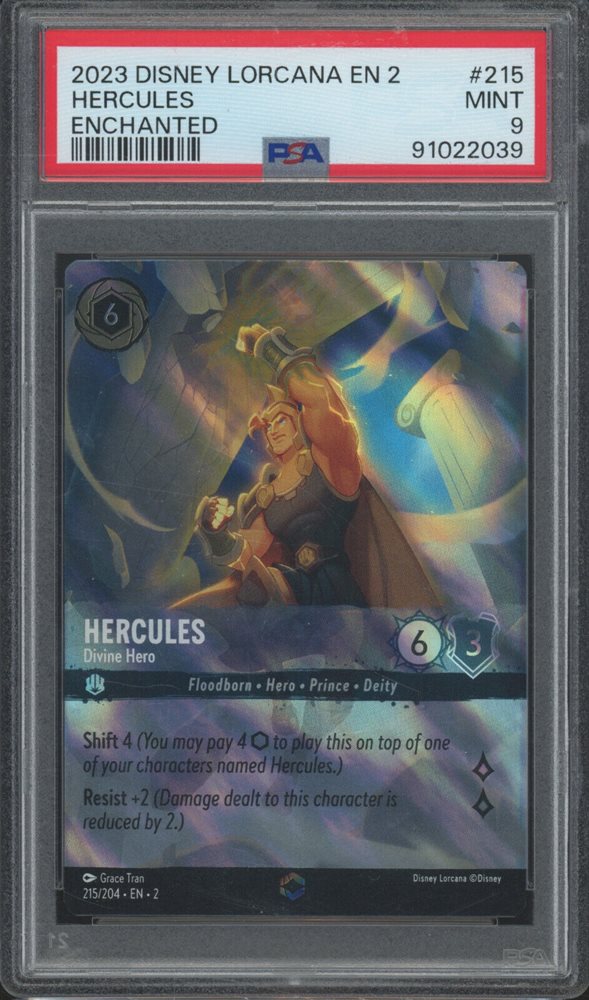 PSA10DISNEY LORCANAヘラクレス ENCHANTED384 PSA10DISNEY LORCANA