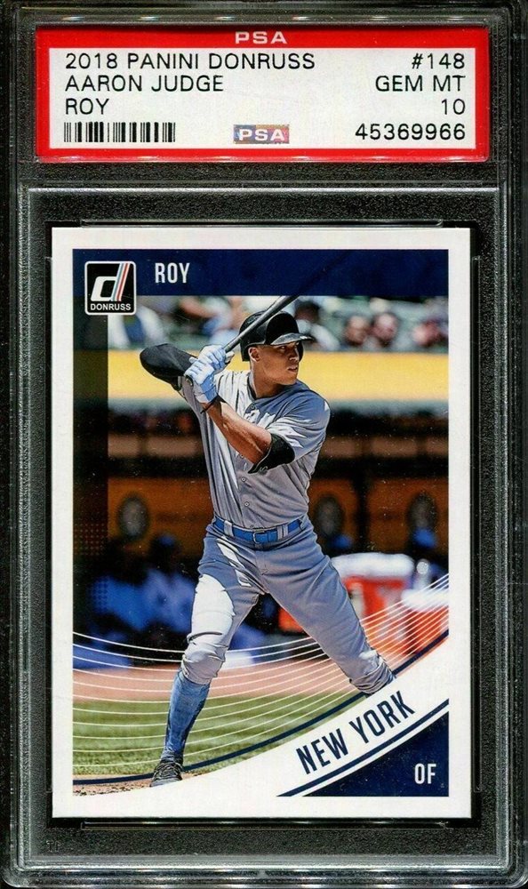 Auction Prices Realized Baseball Cards 2018 PANINI DONRUSS Aaron Judge