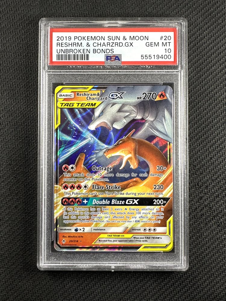 pokemon card charizard and reshiram gx Amazon.com: Pokemon - Reshiram & Charizard GX - SM247 - Full Art
