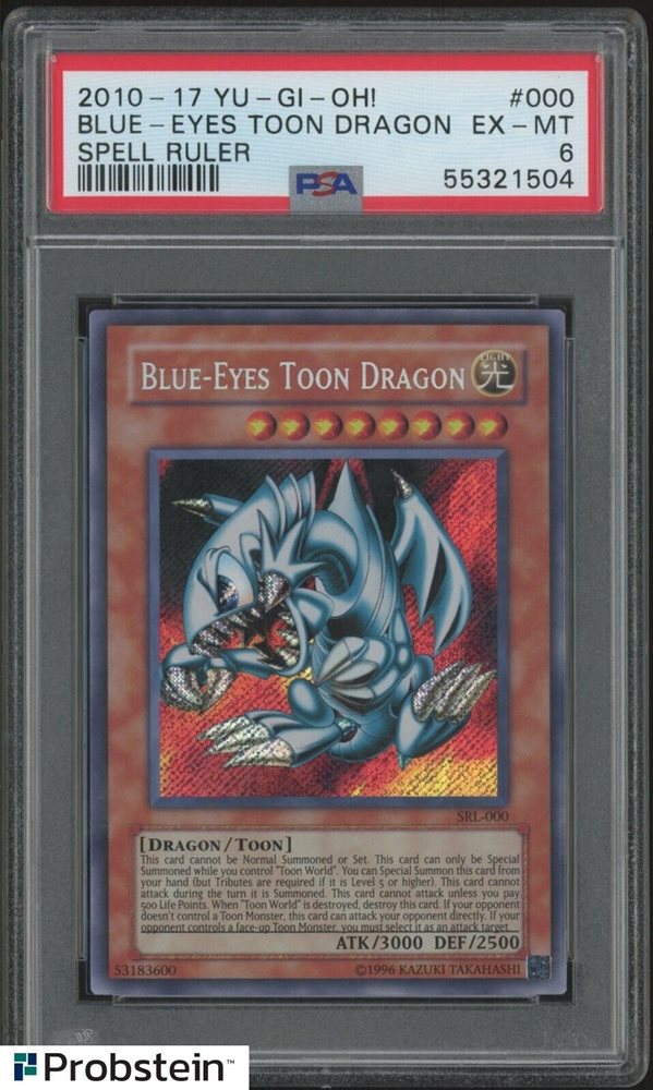 【 鑑定品 PSA9 】　美品　最安値　ブルーアイズトゥーンドラゴン　二期　シク Auction Prices Realized Tcg Cards 2010-2017 YU-GI-OH! SPELL