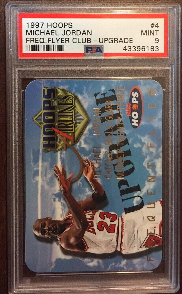 その他 JORDAN NBA Hoops Airlines Frequent Flyer 1997-98 NBA Hoops Airlines Frequent Flyer #4 Michael Jordan