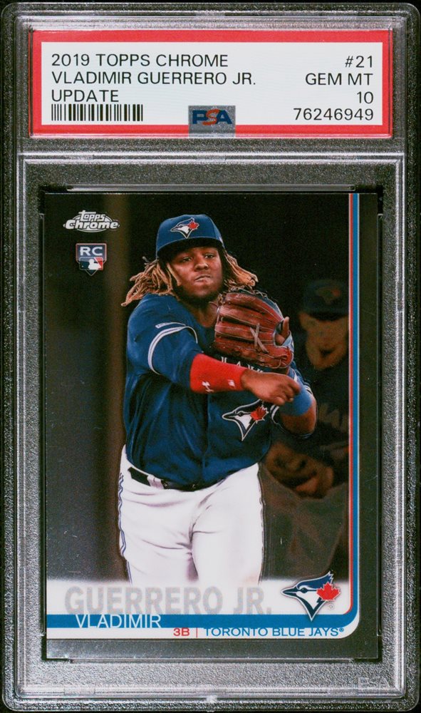【PSA10】Guerrero Jr. 2019 Topps Chrome RC 2019 Topps Chrome Vladimir Guerrero Jr. Rookie RC Parallel