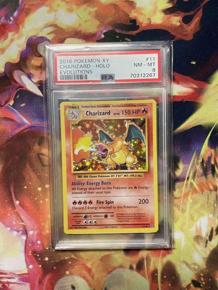 pokemon trading card game gen 1 Dark Charizard 1997 Pokemon Japanese Rocket Holo #6 PSA 8 – Yamacardo main image 1