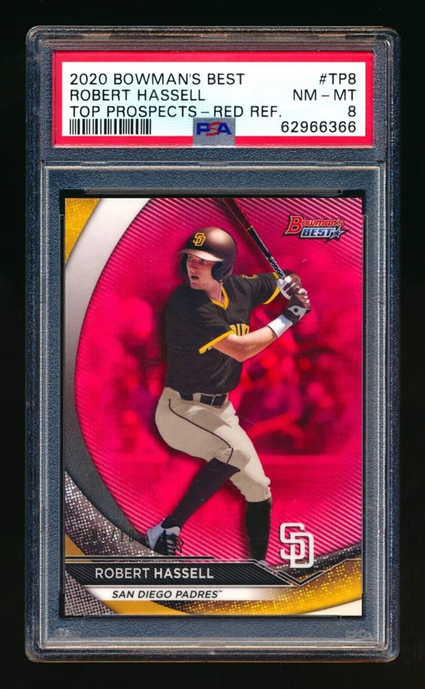 その他 2020 bowman  sapphire robert hassell 2020 BOWMAN CHROME SAPPHIRE ROBERT HASSELL BD-39 SGC 10 GM